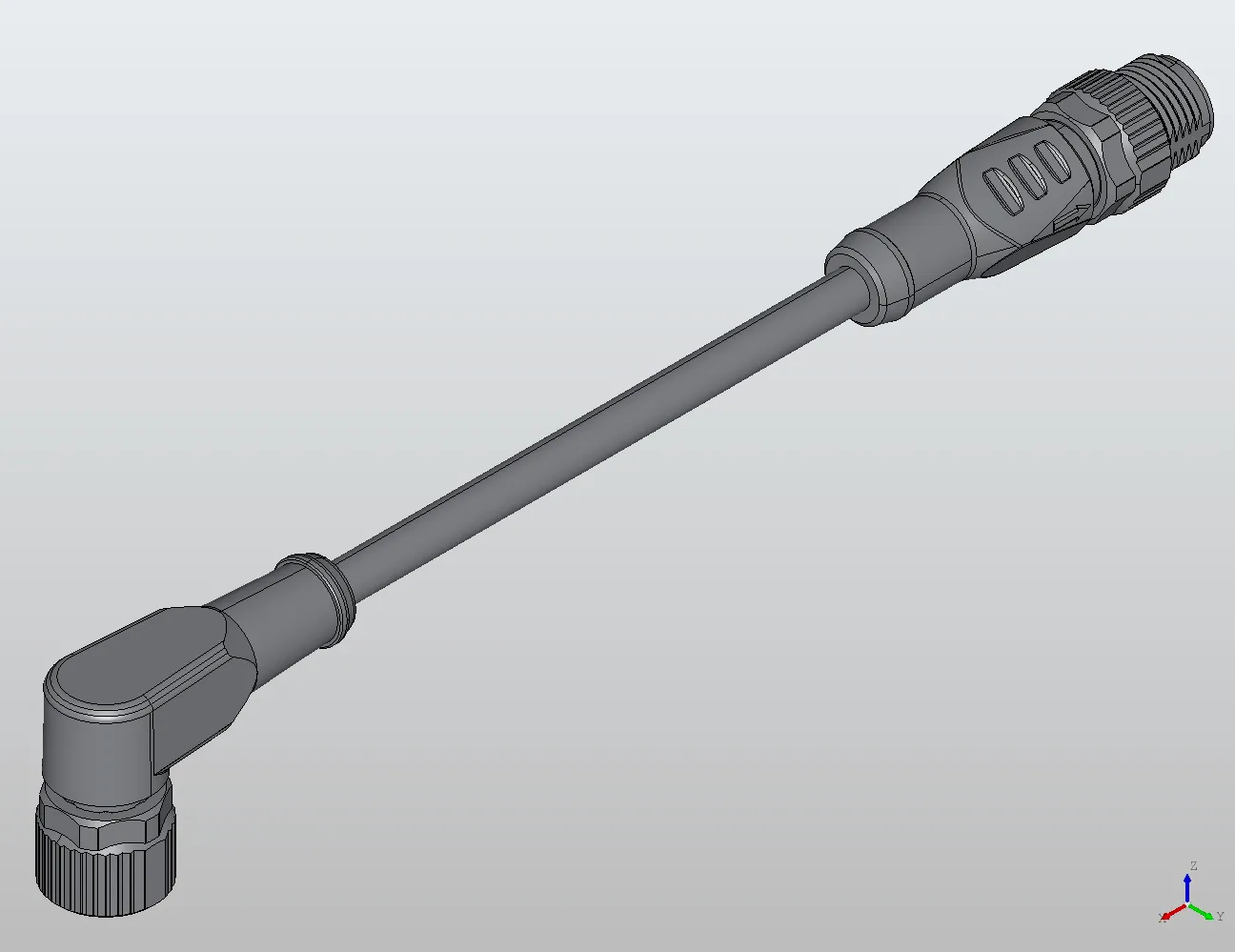 Straight/90° without/with LED
