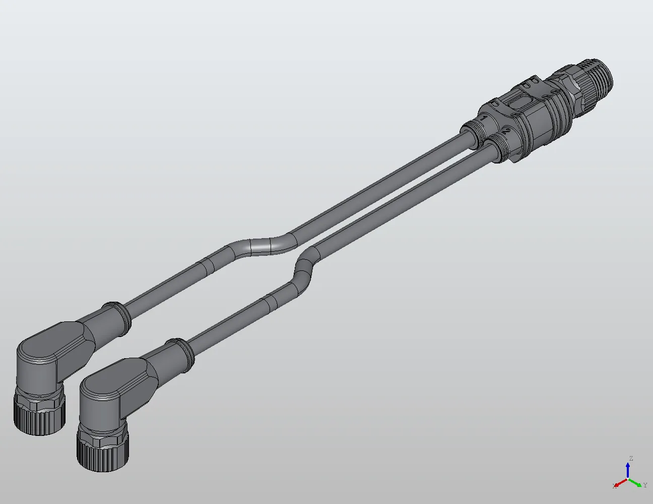 Y Distributor/90° without/with LED