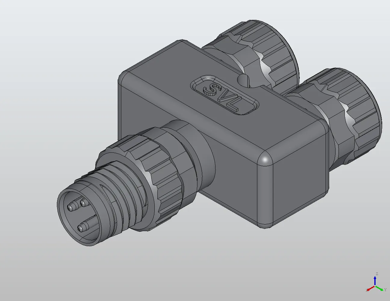 M8-2M8 Y-Type Coupler