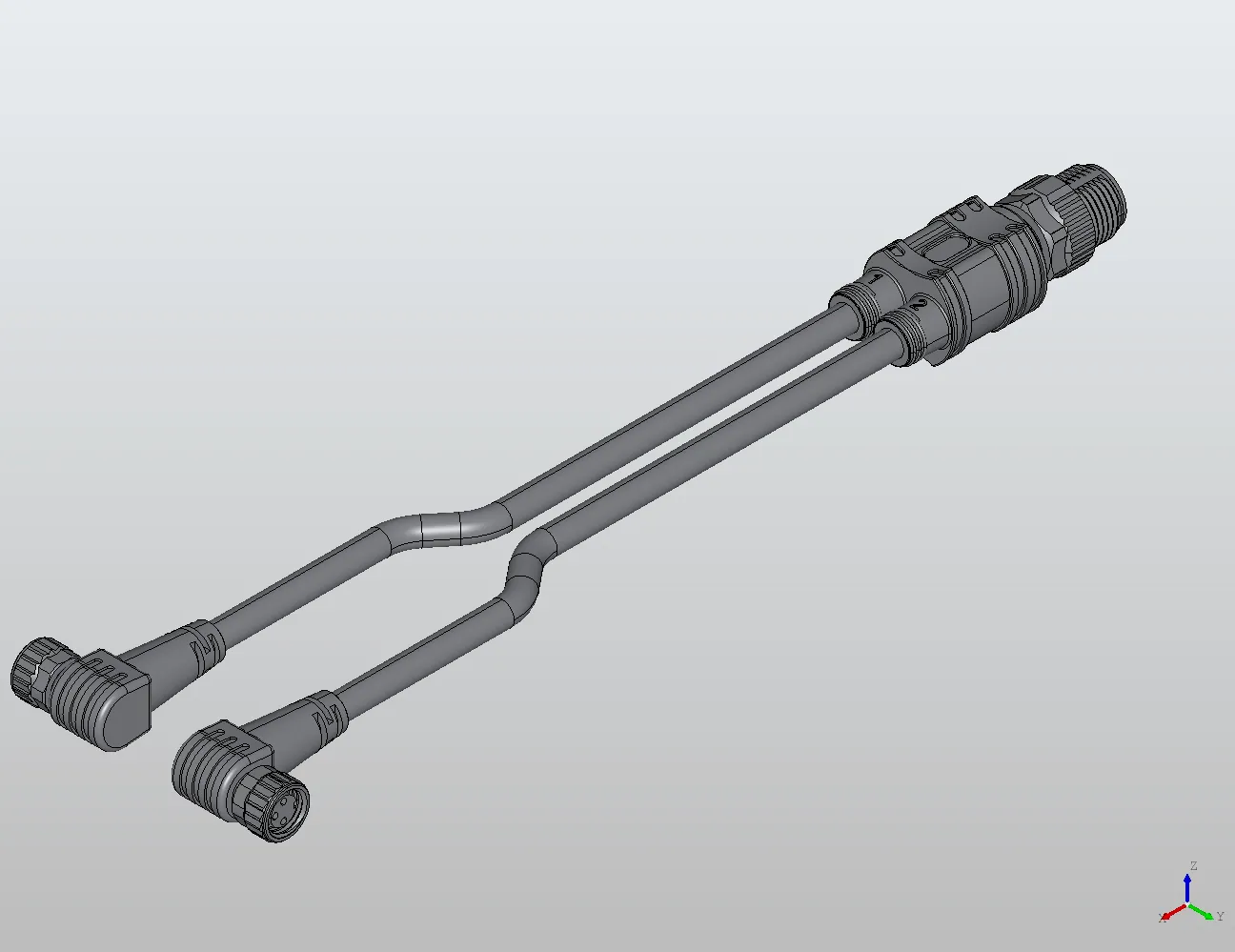 Y Distributor/90° without/with LED