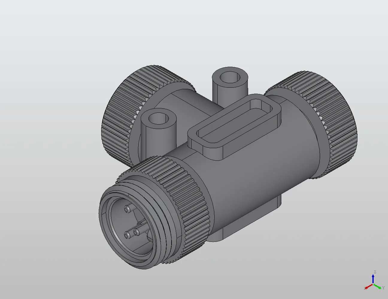 M12-2(7/8") T-Type Coupler